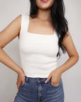 PERFECT FIT TANK TOP - WHITE